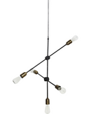 House Doctor Lampe Molecular Sort Messing