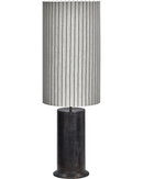 House Doctor Gulvlampe Rafi base with Shade Antik brun Råhvid Sort