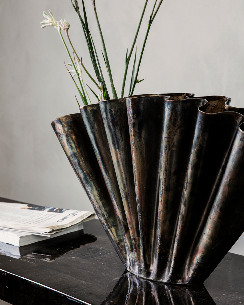House Doctor - Vase, Flood, Antik brun