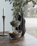 House Doctor - Tallerkenopsats, Sana, Sølv finish