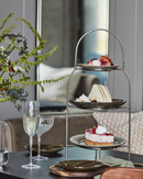 House Doctor - Tallerkenopsats, Sana, Sølv finish