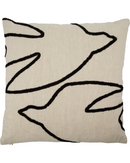 House Doctor Pudebetræk Fly Sort Råhvid