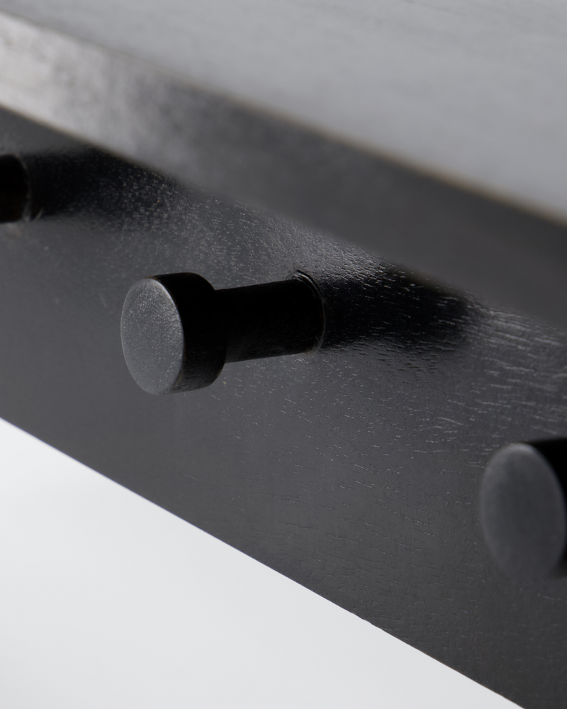 House Doctor - Knagerække, Sate, Sort, L60 cm