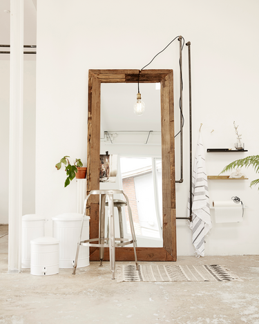 House Doctor - Spejl m. ramme, Pure Nature, Natur