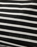 House Doctor - Opbevaring, Canva, Sort, Råhvid