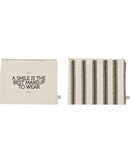 House Doctor Taske Canva Sort Råhvid