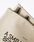 House Doctor - Taske, Canva, Sort, Råhvid