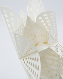 House Doctor - Stjerne, Gint, Hvid, Ø30 cm