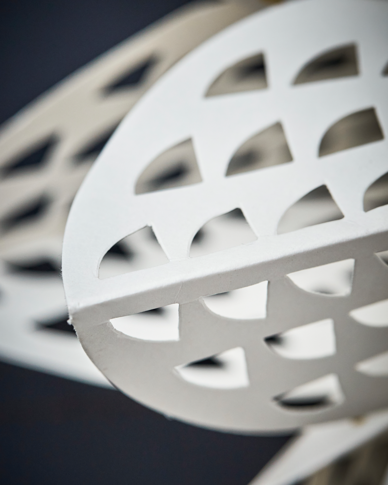 House Doctor - Stjerne, Gint, Hvid, Ø30 cm