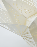 House Doctor - Stjerne, Gint, Hvid, Ø45 cm