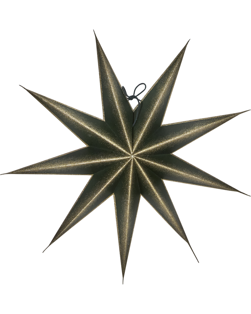 House Doctor Stjerne 9 Point Grøn Champagne