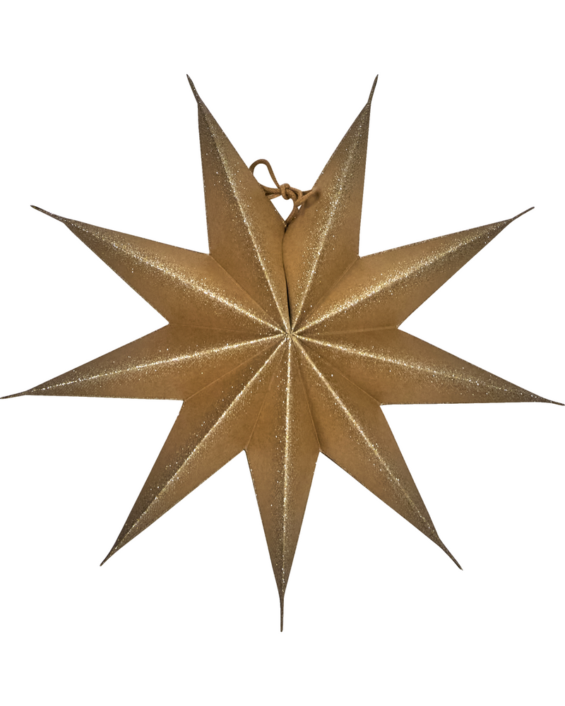 House Doctor Stjerne 9 Point Natur Champagne
