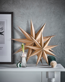 House Doctor - Stjerne, 9 Point, Natur, Champagne, Ø45 cm