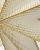 House Doctor - Stjerne, 9 Point, Råhvid, Champagne, Ø60 cm