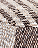 House Doctor - Puf, Alfo, Brun/Hvid, udendørs Ø60 cm