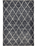 House Doctor Tæppe Cruz Sort Råhvid