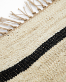 House Doctor - Tæppe, Sima, Sort, Natural