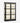 Nordal - CLASSIC skab, dobbelt – sort/råhvid – B142 × D44 × H212 cm