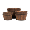 Whiskeytønde acacia Ø37 cm