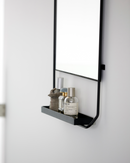 House Doctor - Spejl m. hylde, Chic, Sort, H110 cm