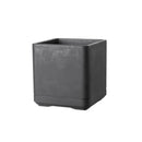 Deroma - Plantekasse Cosmo Firkantet 38x38x39cm Genbrugsplast Antracit