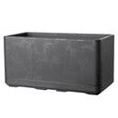 Deroma - Plantekasse Cosmo 78x38x38cm Genbrugsplast Antracit Hjul