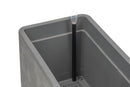 Deroma - Plantekasse Cosmo 78x38x38cm Genbrugsplast Antracit Hjul