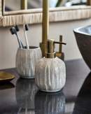 House Doctor - Sæbedispenser, Deco, Råhvid H15,5 cm