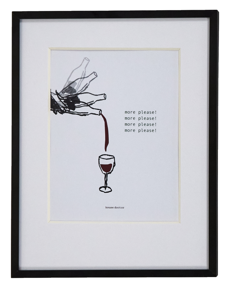 House Doctor Wall art Wine Bordeaux