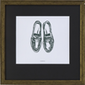 House Doctor Wall art Shoe Mørkegrøn