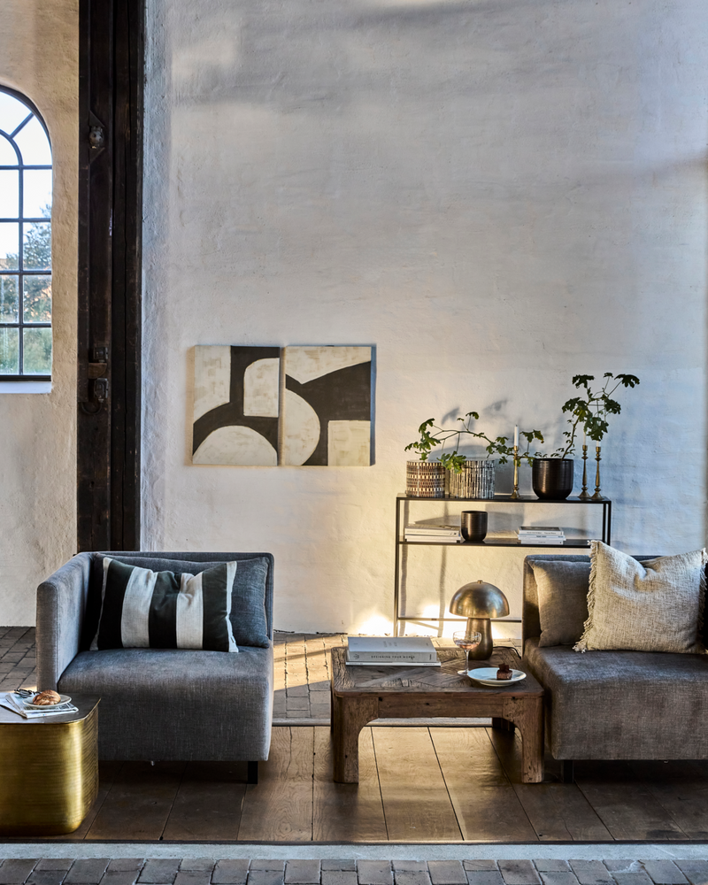 House Doctor - Wall art, Hape, Sort, Råhvid