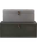 House Doctor Opbevaring Metal Grå Grøn