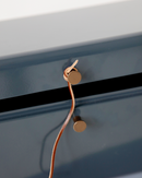 House Doctor - Opbevaring, Metal, Blå - Sæt af 2 stk.