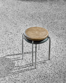 House Doctor - Skammel, Comma, Kakifarvet,Ø37H:45cm