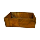 Højbed corten 120 x 80 x 40 cm 2mm, uden bund Hortus