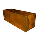 Højbed corten stål, 120 x 40 x 40 cm 2 mm, uden bund HORTUS