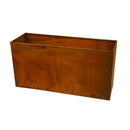 Højbed corten stål, 120 x 40 x 60 cm, 2 mm, uden bund Hortus