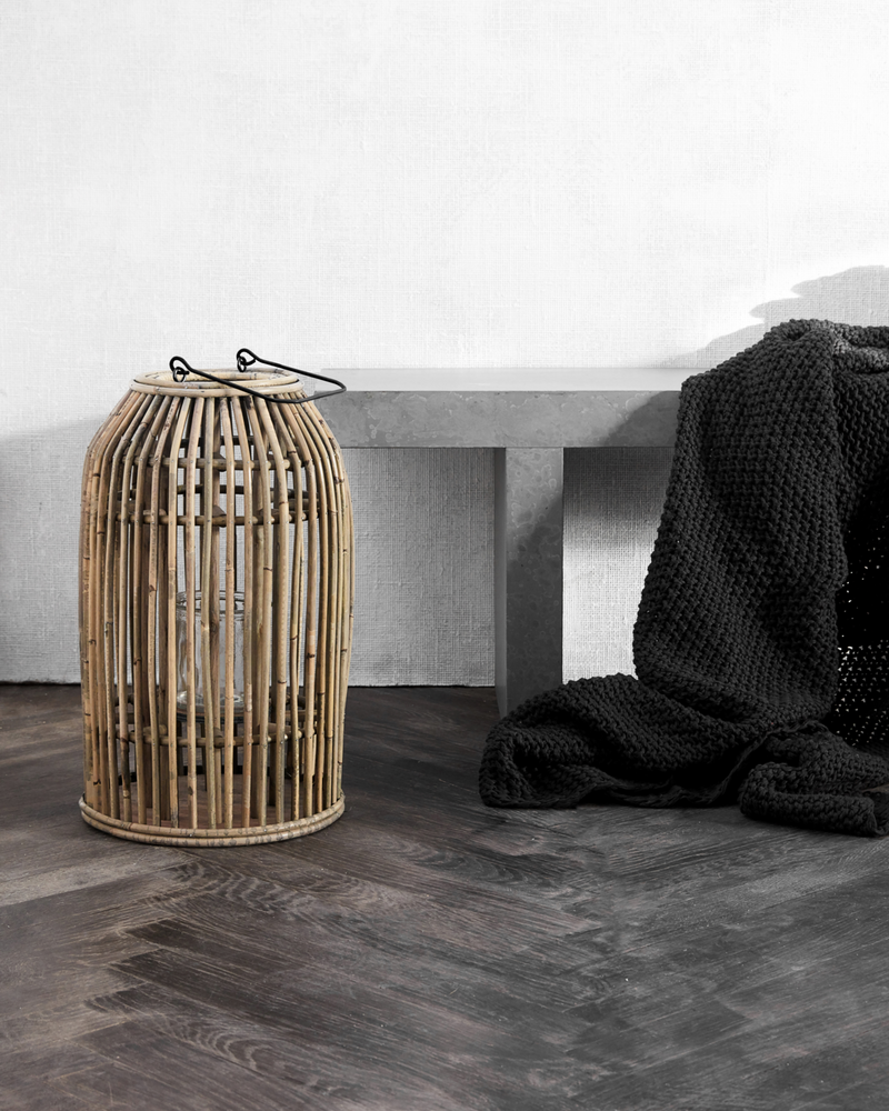 House Doctor - Lanterne, Ova, Natur, H42 cm