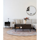 House Nordic - Kyoto Sofabord, egefiner mørk, 50x100x45 cm