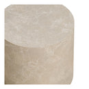 House Nordic Prague sofabord – Sæt af 2 – Rund, beige marmorlook – Ø38×H36 cm & Ø48×H40cm