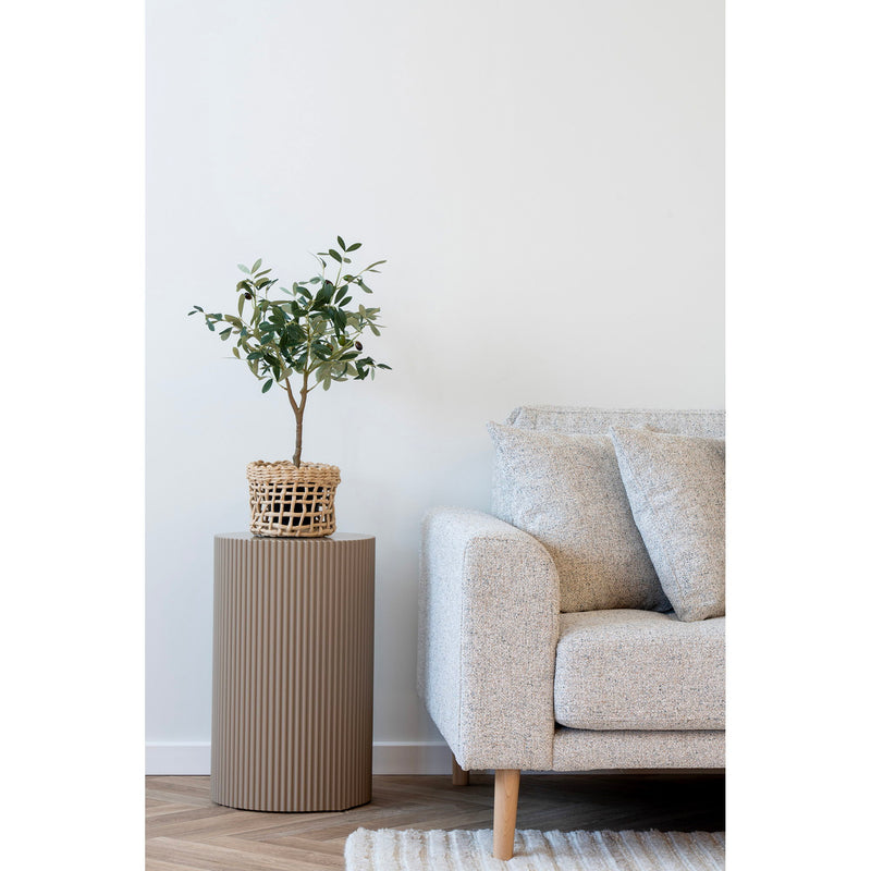 House Nordic - Farense Hjørnebord, Beige, Ø30,H:50cm