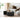 House Nordic - Rota hjørnebord – Marmorlook, mørkebrun – Ø45×H40 cm - Bolig og Haven