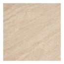 Annecy Sofabord, keramisk bordplade/stål, travertin/sand,Ø70cm