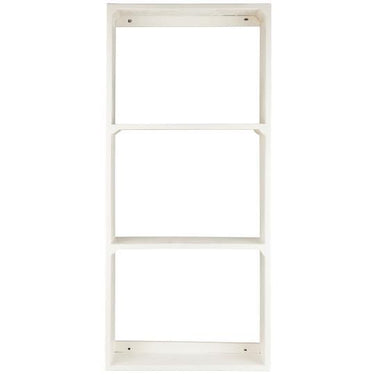 Ib Laursen - Væghylde m/3 hylder UNIKA, hvid, 40x90x12cm