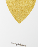 House Doctor - Lykønskningskort, Glitr w. envelope, Hvid, Gylden