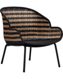 House Doctor Loungestol Hapur Natur Sort