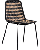 House Doctor Stol Hapur Natur Sort