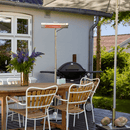 Hortus - Terrassevarmer 1500W gulvmodel, grå