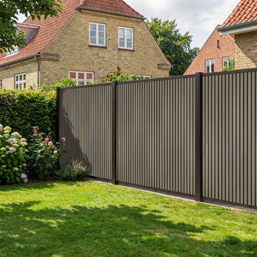 Hortus - Riva Komposithegn 1-Fag Lodret Drivtømmer/Sort 183x195cm
