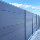 Hortus - Komposit F&N-profil børstet Premium Firenze hegnspakke 1 fag, H126,1 cm